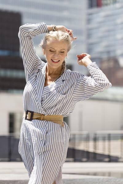 Happy senior couple enjoying time together