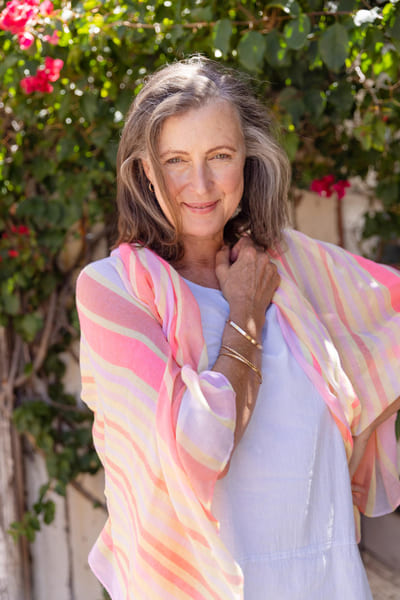 Senior couple using tablet together